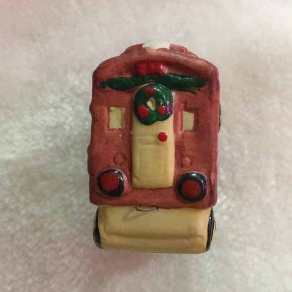Festive Ceramic Train Car - Picture 5 of 6